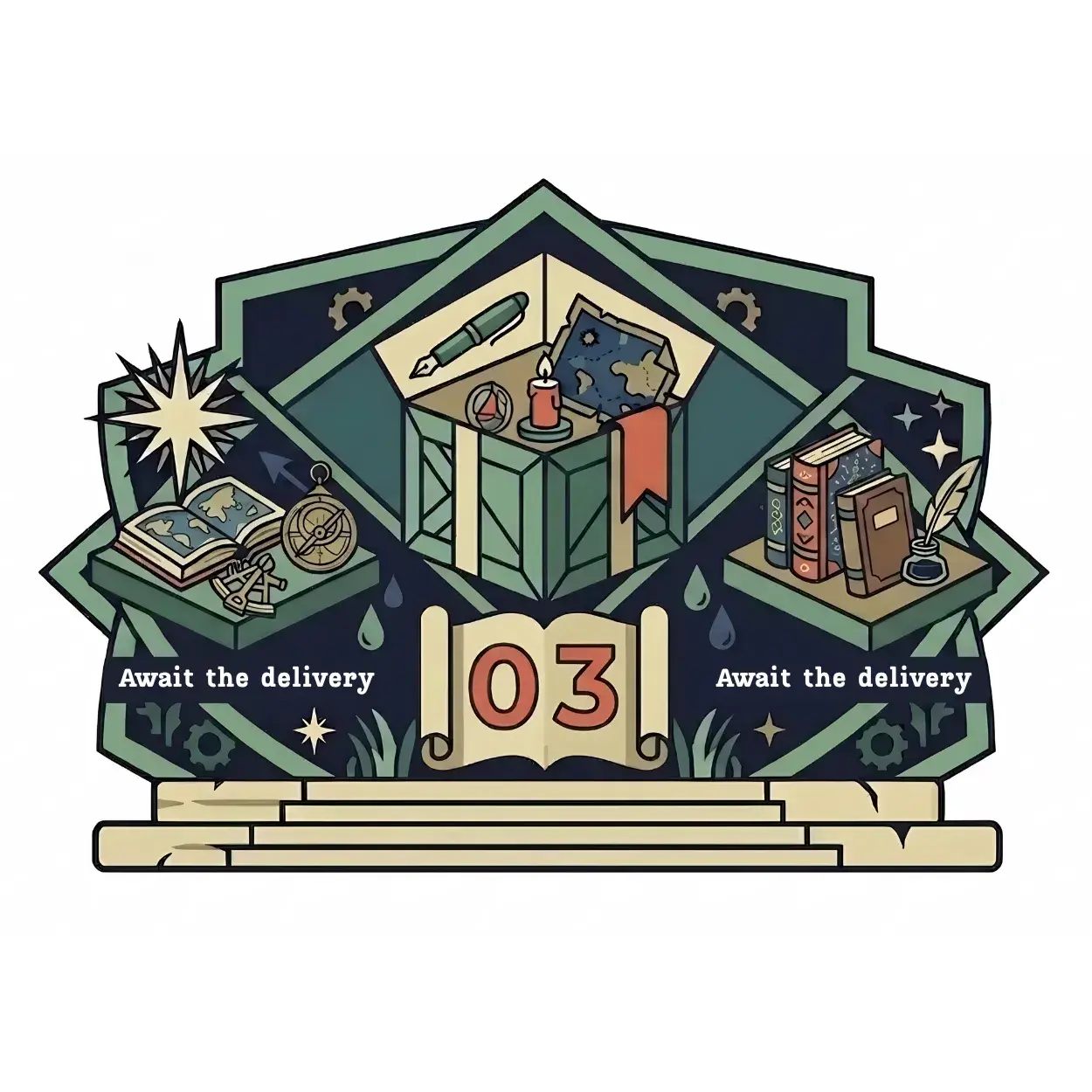Await the Delivery illustration